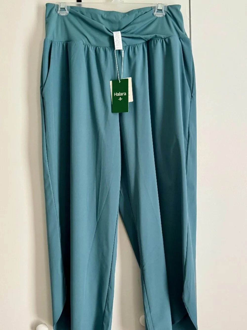 Halara Breezeful Athleisure Large Regular Turquoise Pants New With Tags